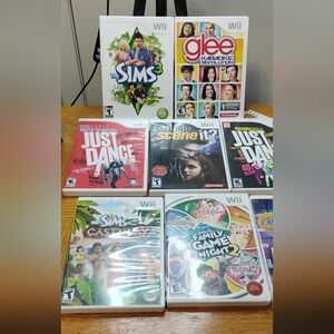 Wii video games lot of 8